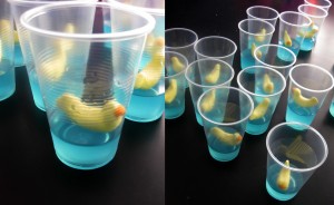 These are the lemonade jelly 'Rubber Ducky Cups'.