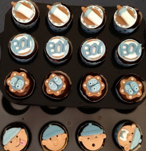 Baby Shower cupcake toppers